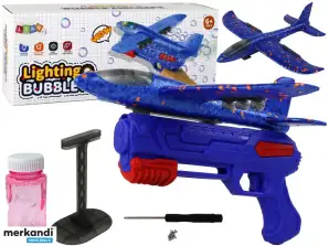 Flugzeug-Seifenblasenwerfer Blau