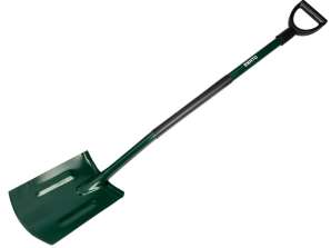 TOP 15G011 1 Spade metal handle. plastic handle