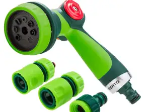 Set mit Spritzpistole und Anschlussstück für den Wasserhahn 1/2