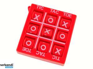 Tic Tac Toe Game 4,5 cm punainen