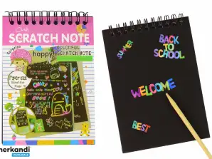 Scratch Off Notitieboekje voor Kinderen Roze