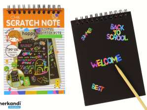 Scratch Off Notebook voor kinderen Oranje