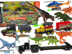 Fahrzeug-Set Große Hubschrauber-Dinosaurier 8-tlg.
