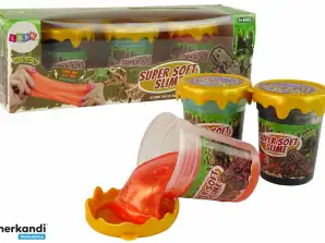 Slime Glitter Dinosauri FAI DA TE Soft 3 Colori
