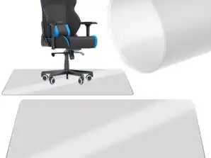 Beschermmat onder stoel 90x130cm RUHHY melkachtig