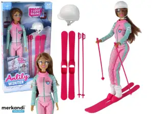 Anlily Doll slidinėjimo rinkinio slidės