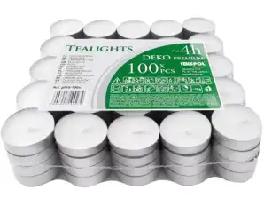 Candles/Tealights 4h set 100pcs