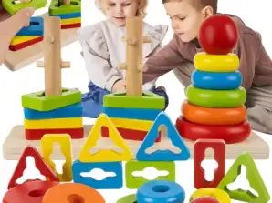 Sorter puzzle en bois Kruzzel 19870