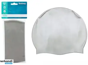 Cuffia da nuoto in silicone argento Bestway 26006