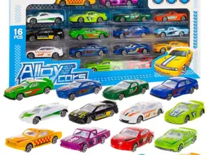 Autos Colorés/Voitures Miniatures 1:64 16pcs. Kruzzel 20352