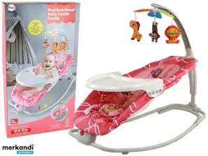Bouncer Rocker 2in1 Kinder Autostoel Tafel Geluiden Trillingen Giraffe