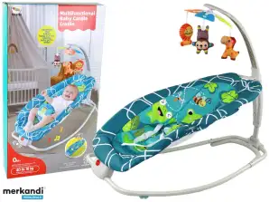 Bouncer Rocker 2in1 Kinder Rocker Autostoel Geluiden Trillingen Kikker