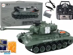 Cañón de control remoto Leopard RC Tank 1:18 Gris