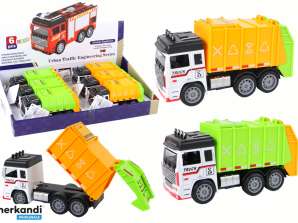 Remorque de camion à ordures automatique 2 couleurs