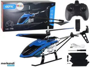 2.4G Aluminum RC Helicopter Blue 15 Mins Flight