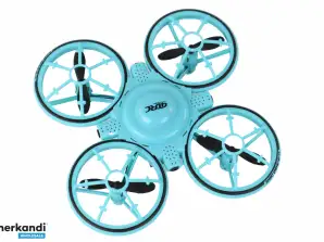 Drone telecomandato azzurro