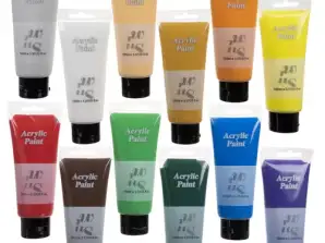Acrylfarben 12 Stück 100ml Maaleo 20424