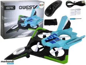 Aircraft Fighter R/C Colorful Lights Blue