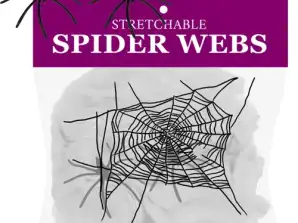 Artificial Spider Web 2 Spiders Malatec 19759
