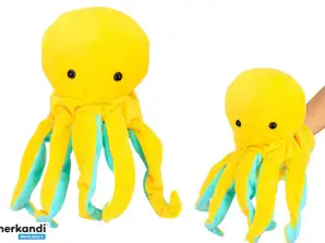 Pulpo Marioneta Amarilla Peluche Mascota 25 cm