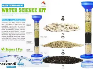 Experimentierkasten Wasserfiltration Sandfilter 4 Schichten