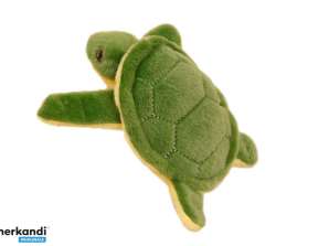 Turtle peluche mascotte portachiavi squeaker verde 15 cm