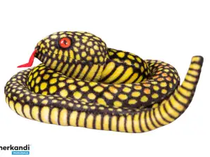Gelbe Schlange Plüsch Maskottchen 100 cm