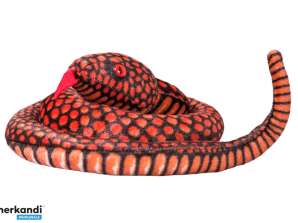 Plüsch Maskottchen Schlange Rot 100 cm