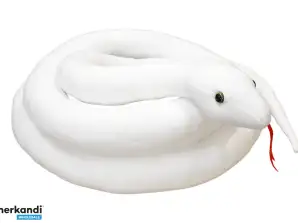 Plüsch Maskottchen Schlange Weiß 110 cm