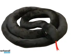 Schlange Schwarzes Plüsch-Maskottchen 200 cm