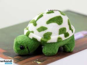 Portachiavi Tartaruga Peluche 10 cm Mascotte Verde