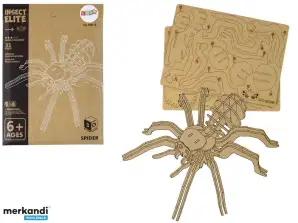 Puzzle spaziale 3D in legno Ragno Medley educativo 31 pezzi