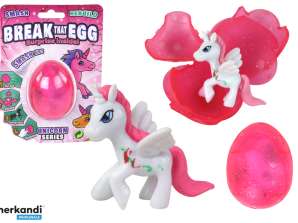 Cracking Magic Enhjørning Egg Rosa 6cm