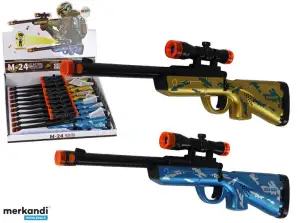 Kleine Karabinerpistolen Light Sound Moving Barrel Blau Gold