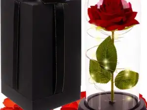 Rose Lumineuse en Verre Malatec 21619