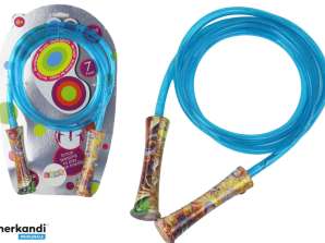 Set sportivo Corda per saltare incandescente blu 2,1 m