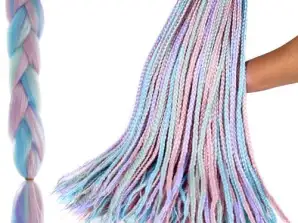 Synthetisches Ombre-Haar Blau/Violett Soulima 21366