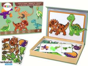 Pädagogisches Dinosaurier-Thema Magnetisches Puzzle-Set