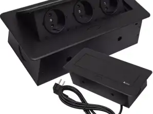 Triple socket embedded in countertop Izoxis 21659