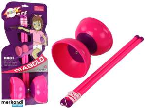 Jojo Arkadespill Sjonglering Diabolo Rosa 13,5x11,5 cm