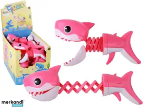Bitende fisk leketøy rosa haipistol