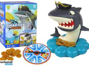 Arcade Game Shark Pirate Exploding Coins Wheel Draw