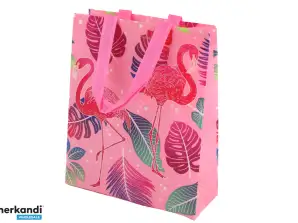 Sac cadeau Flamingo Rose 30,5 cm x 24,5 cm x 10 cm