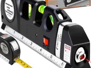 Bigstren Laser-Nivelliergerät mit Maßband 250cm 21747