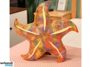 Plüsch Seestern Maskottchen Gelbes Kissen 45 cm