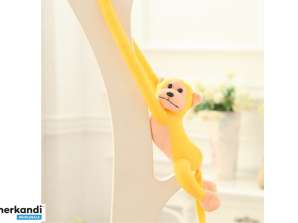 Gul Ape Plysj Ape Maskot med lyd 60 cm