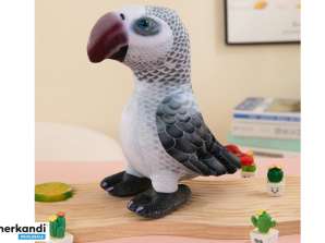 Plüsch-Maskottchen Graupapagei 20 cm