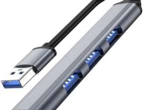 HUB USB 4 poorten 3.0 2.0 Izoxis 21940