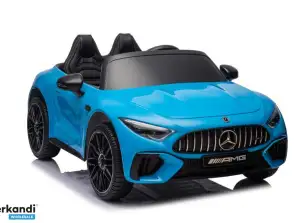 Mercedes AMG SL63 akülü araba mavi boyalı