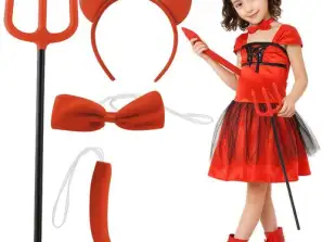 Teufels-Kostüm Set 4 Elemente S22140